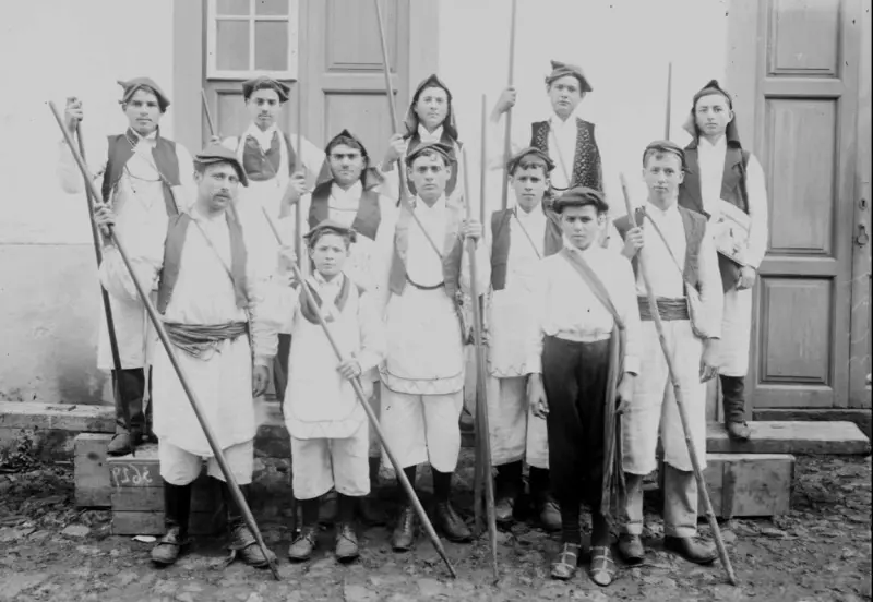 Pastores y pastoras en la Nochebuena