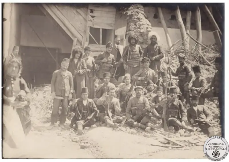 Van bodyguards in positions