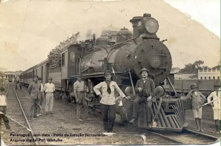 VIAGEM INAUGURAL DA ESTRADA DE FERRO PARANAGUÁ-CURITIBA