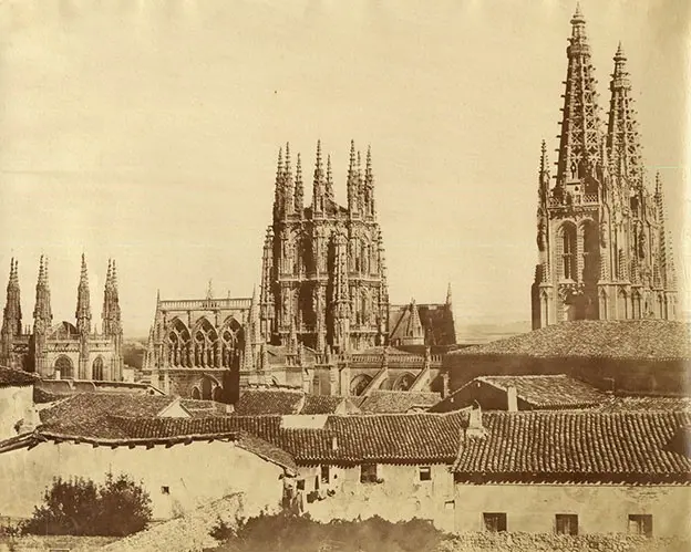 Burgos (Spain) Cathedral from the north