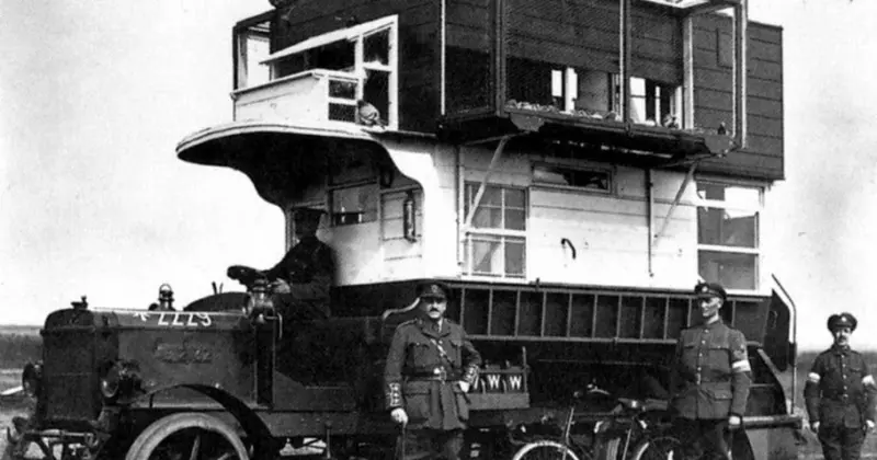 Mobile Pigeon Post during World War I