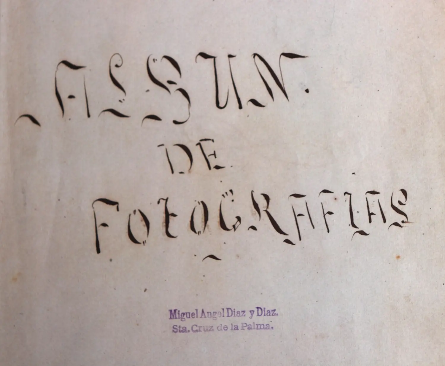 Sello de Miguel ángel Díaz y Díaz