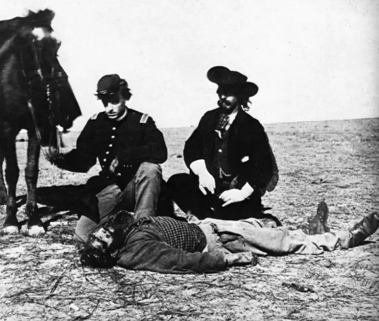 HUNTER KILLED BY INDIANS