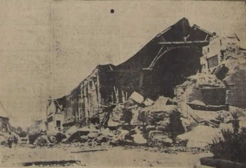 La Catedral de Chillán reducida a escombros