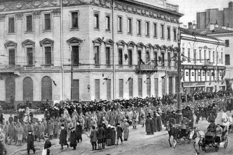 Prisoners captured during the capture of Przemysl by Austrian army