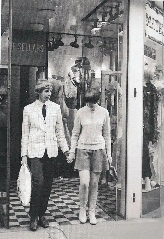 Fashionable Couple in London's Swinging Scene