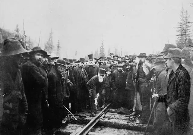  Last Spike of the Canadian Pacific Railway