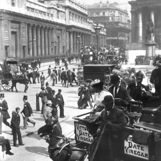 Bank Underground Station in Throgmorton Street