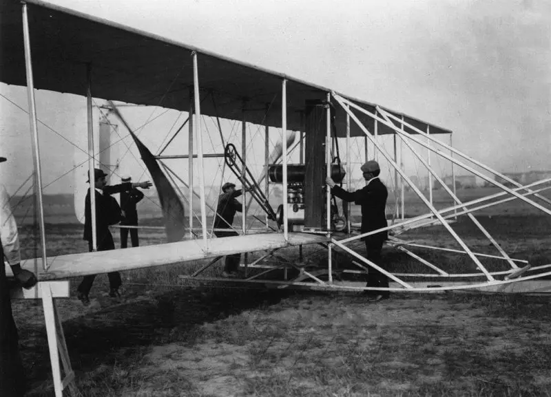 Later Version of Wright Brothers Glider