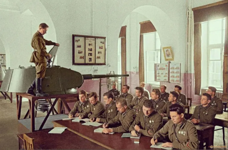 Students at the Military Academy of Mechanization and Motorization