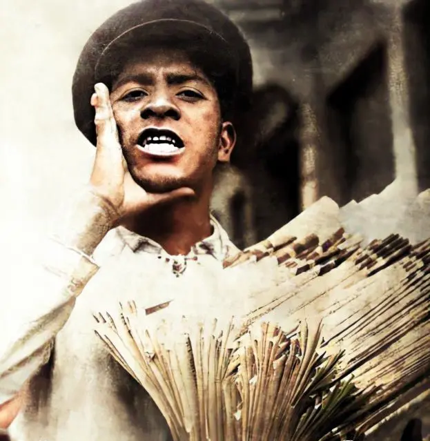 PREGONERO DE PERIÓDICOS.