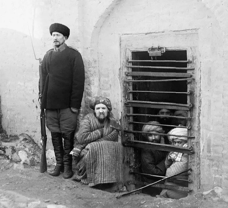 Sentry at Bukhara Jail