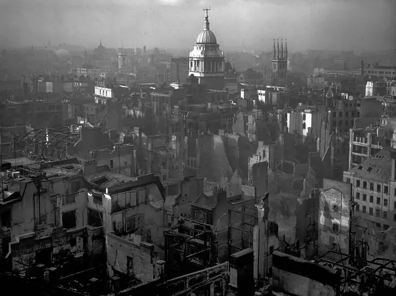 London after the German Raid