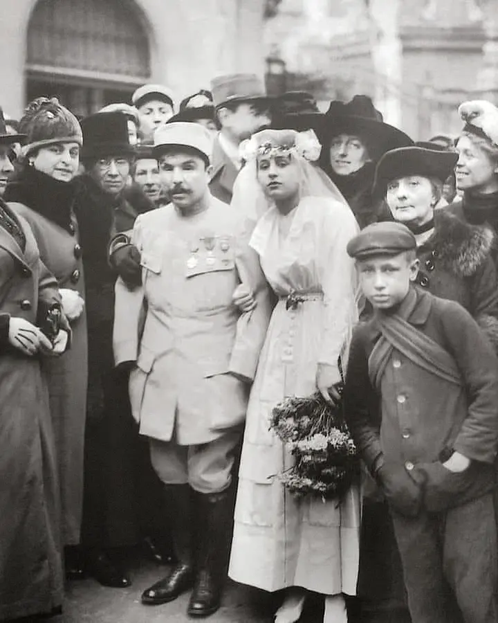 French soldier wedding