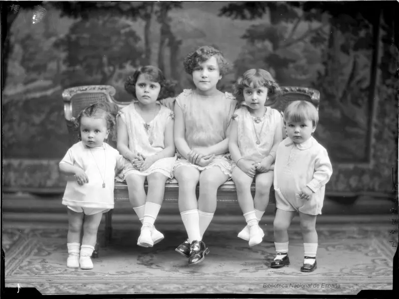 Niños de la familia de Salvador Sabater