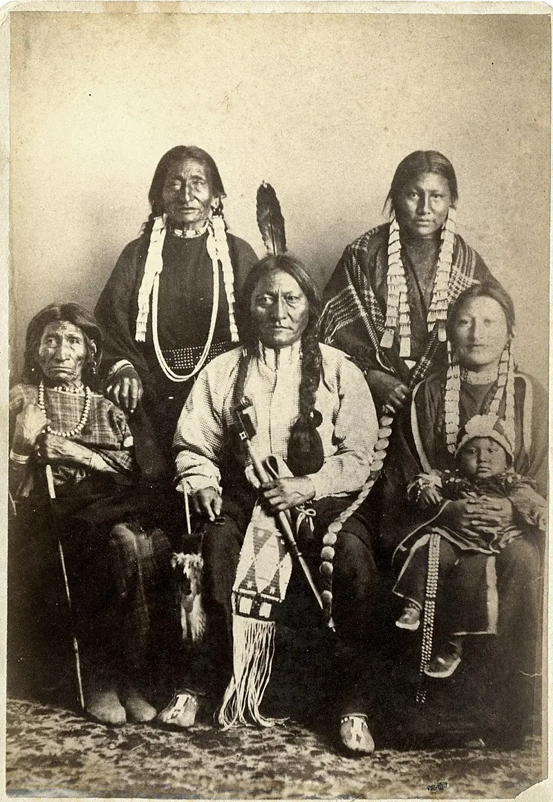 Sitting Bull and family