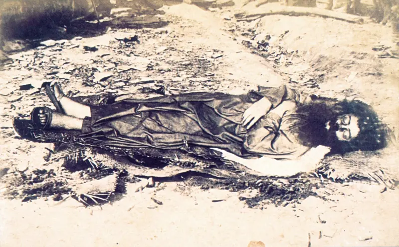 Postmortem photo of Antônio Conselheiro