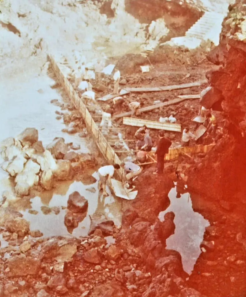 Inicios de Las Piscinas Naturales de La Fajana