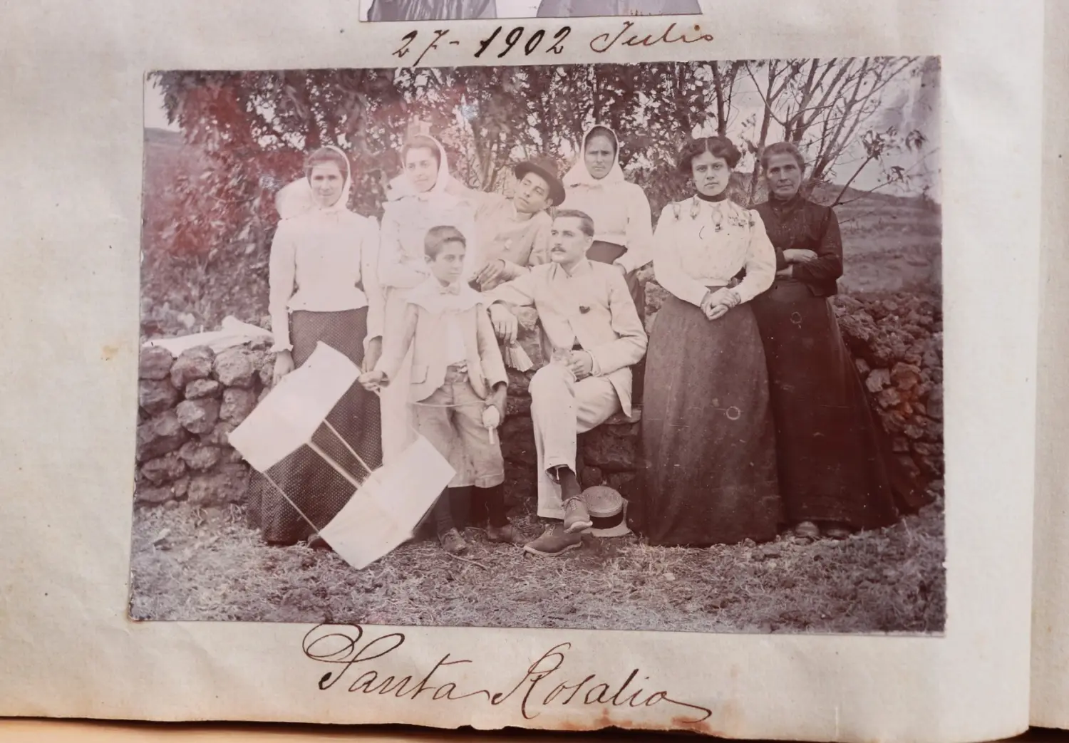 Grupo de personas en Santa Rosalía