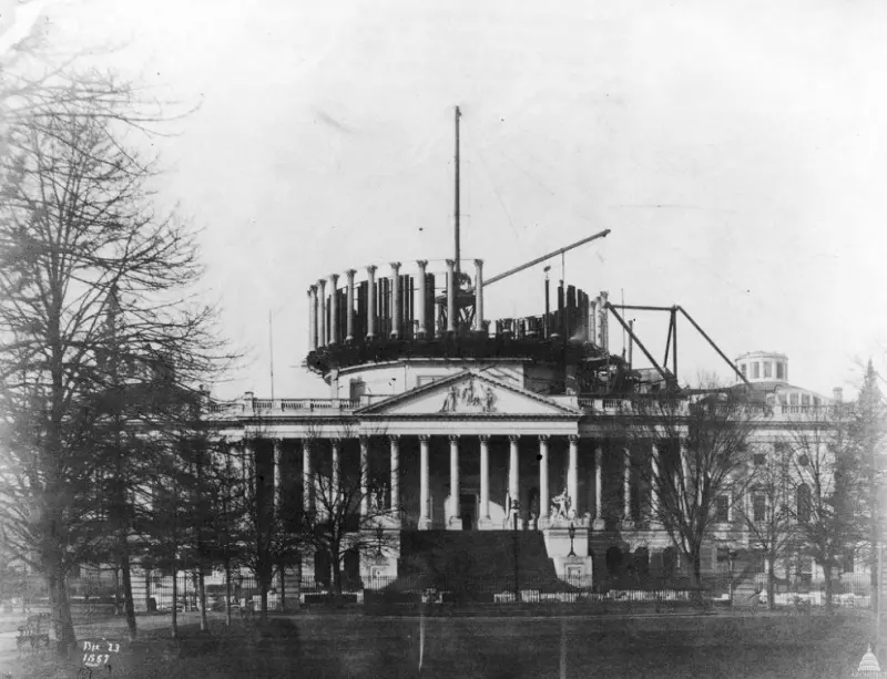 Capitol dome construction