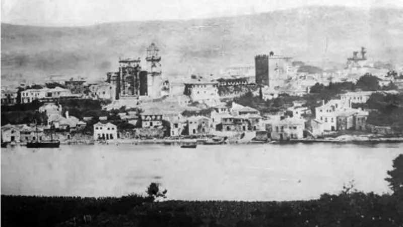 Fotografía más antigua de Pontevedra.