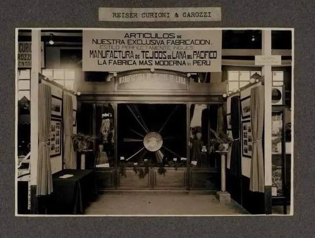 Industria textil y orgullo nacional en la Lima de 1921  Lima, Perú — 1921