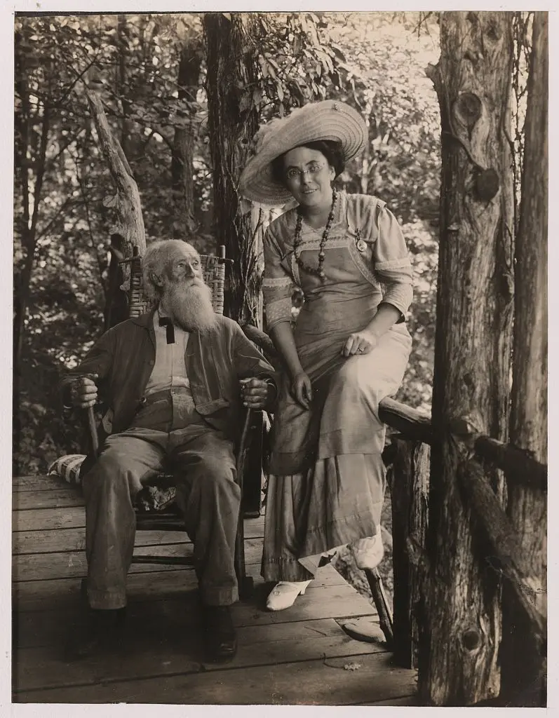 Jessie T. Beals with John Burroughs