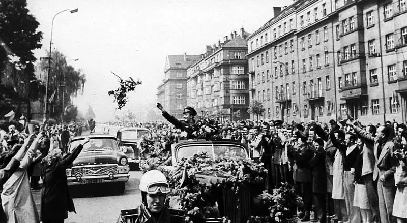 Cosmonaut Yuri Gagarin in Moscow