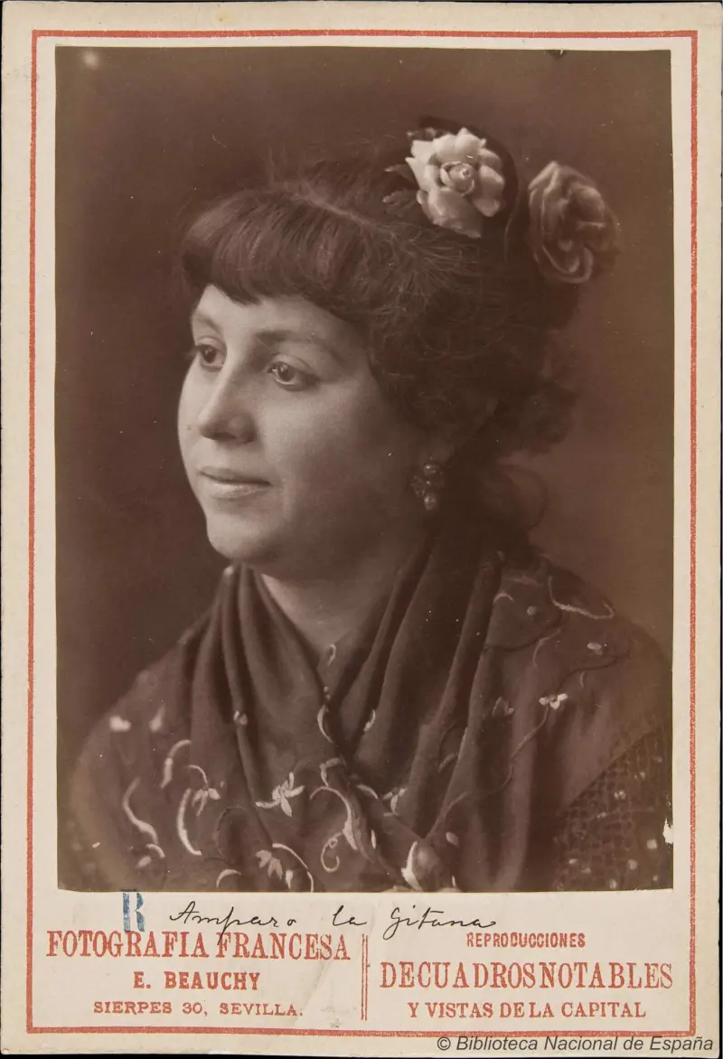 Retrato de Amparo La Gitana