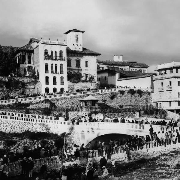Inauguración del Puente del Centenario.
