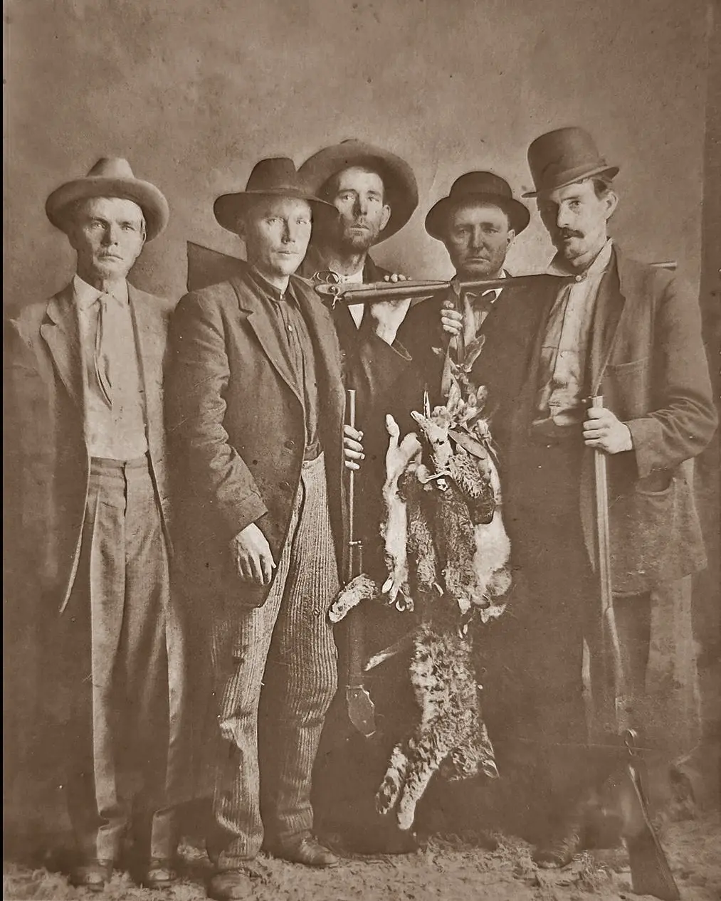 A group of East Texas hunters  A group of East Texas hunters