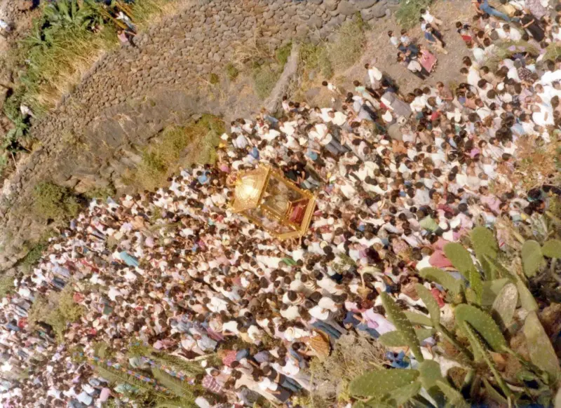 Bajada de La Virgen, 1980