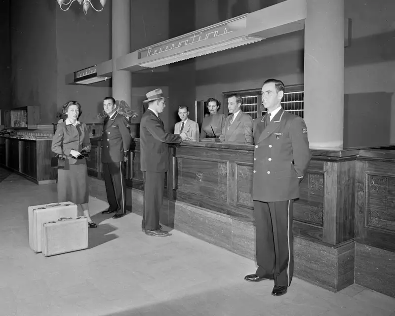 Lobby of the Driskill Hotel
