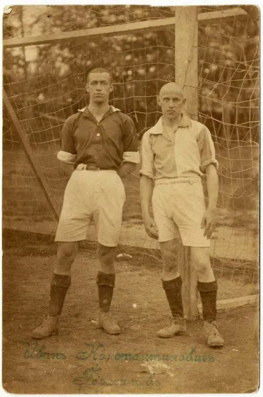 Perm footballers Ivan Gerasimov and Nikolay Mironychev