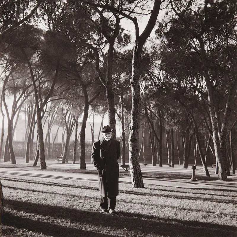 PIO BAROJA EN EL PARQUE DEL RETIRO