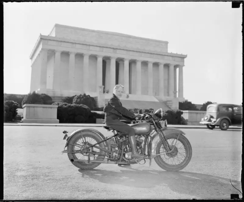  First woman to obtain motorcycle license in Capital