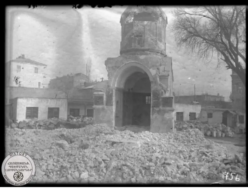 Demolition of Yerevan Catholic Church