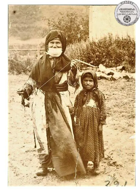 Grandfather and Grandson in Artsakh at the Beginning of 20th Century