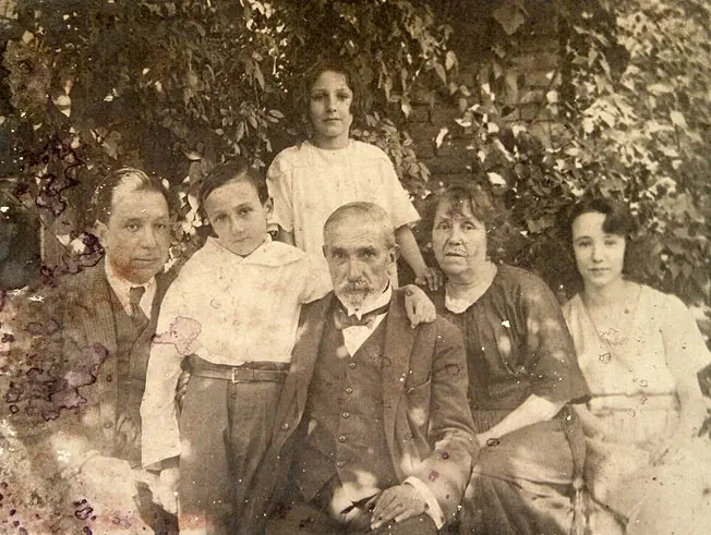 Luis Badía y su esposa