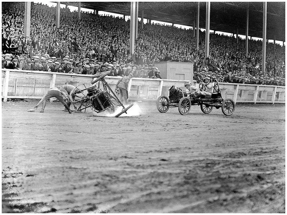 A dramatic crash