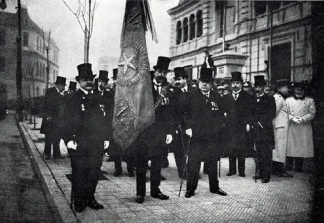 Miembros de la Sociedad Defensores de Chile