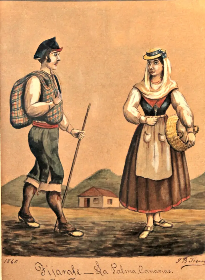 Vestimenta tradicional de Tijarafe. 