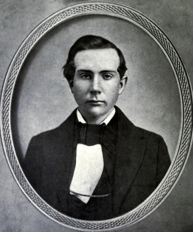 John D. Rockefeller aged 18 