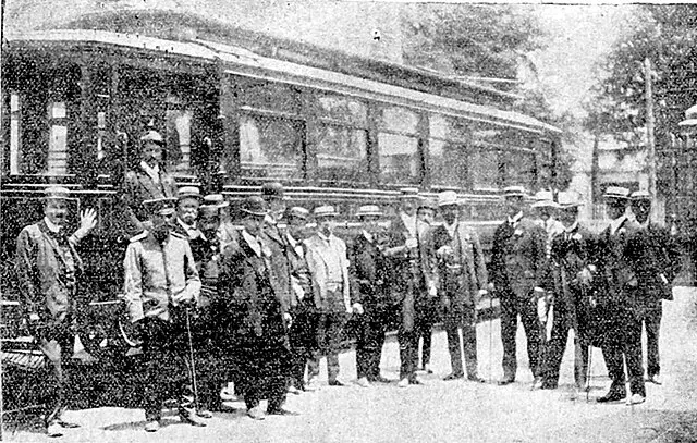 El futuro sobre raíles: inauguración del ferrocarril eléctrico a San Bernardo