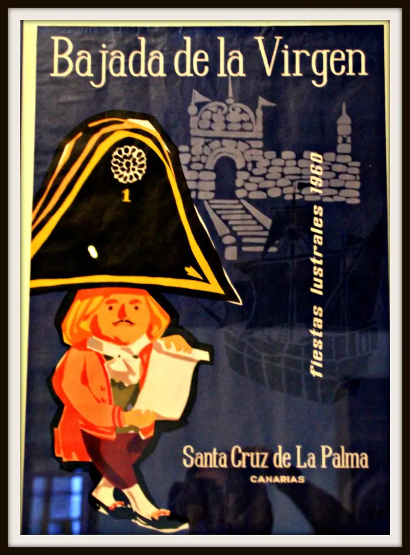 Cartel Bajada de La Virgen 1960