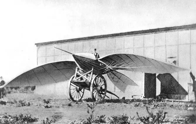 Le Bris and his flying machine, Albatros II 