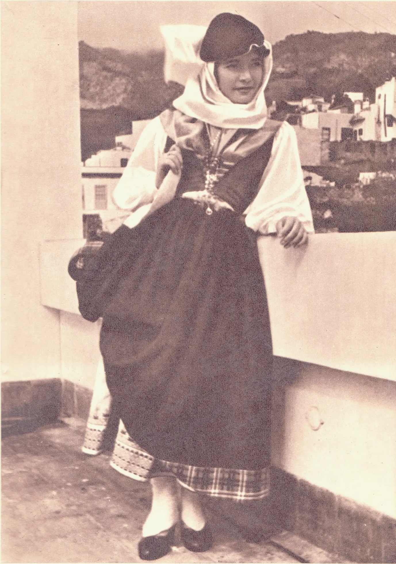 Señorita en Santa Cruz de La Palma.