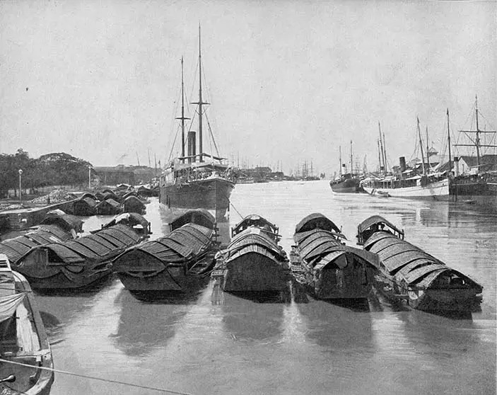 El río Pasig en Manila