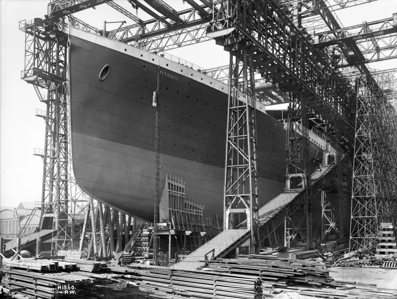 RMS Titanic ready for launch