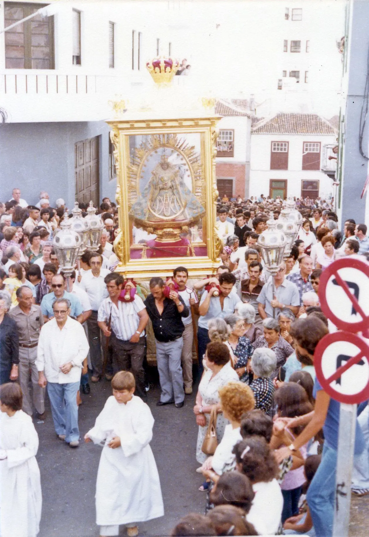 Bajada de La Virgen, 1980